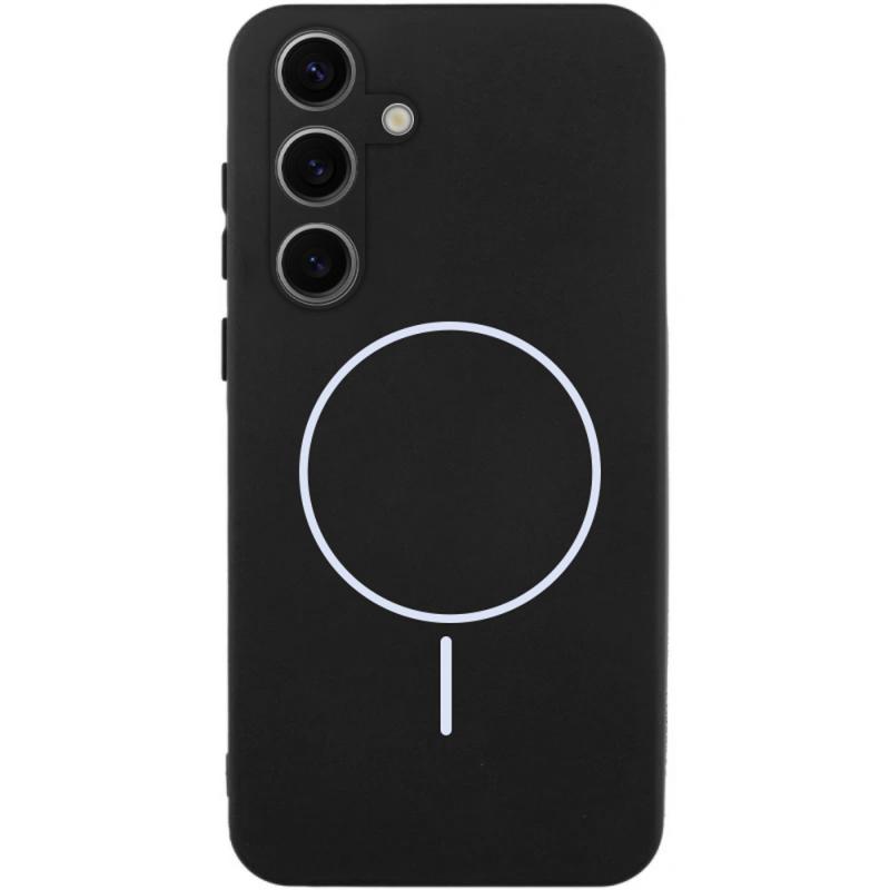 Чохол Silicone Cover Lakshmi Full Camera (AA) with Magnetic Fit для Samsung Galaxy S24 +