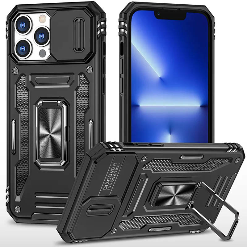 Ударостійкий чохол Camshield Army Ring для Apple iPhone 14 Pro Max (6.7")