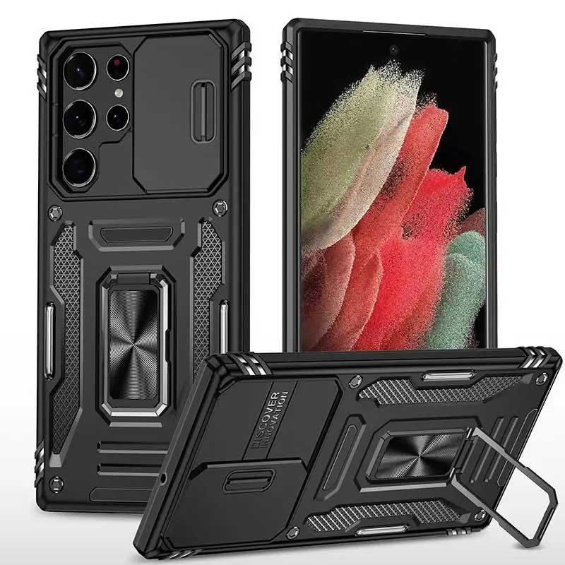 Ударостійкий чохол Camshield Army Ring для Samsung Galaxy S21 Ultra