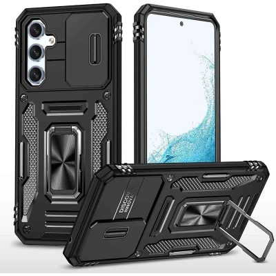 Ударостійкий чохол Camshield Army Ring для Samsung Galaxy A57 5G Чорний / Black