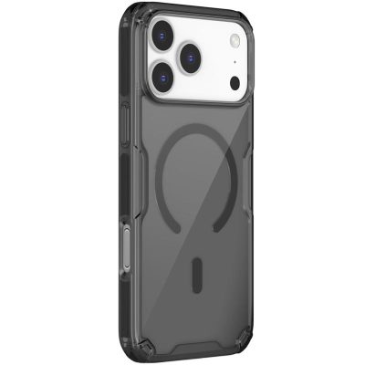 TPU чохол Nillkin Nature Pro Magnetic для Apple iPhone 17 Pro Max / 18 Pro Max (6.9") Чорний (прозорий)