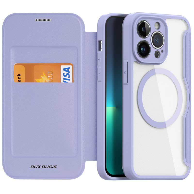 Чохол-книжка Dux Ducis Skin X Pro with Magnetic Fit для Apple iPhone 14 Pro (6.1") Purple