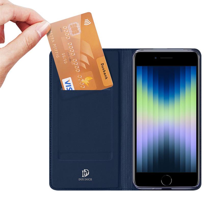 Чохол-книжка Dux Ducis з кишенею для візиток для Apple iPhone 7 / 8 / SE (2020) (4.7") Синій