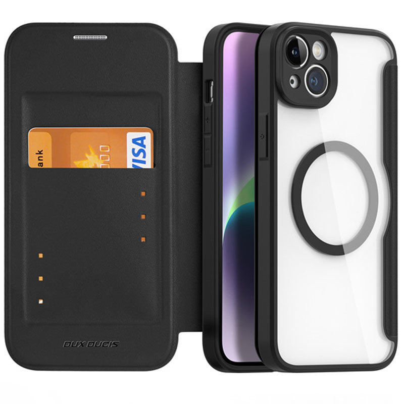 Чохол-книжка Dux Ducis Skin X Pro with Magnetic Fit для Apple iPhone 15 (6.1") Black