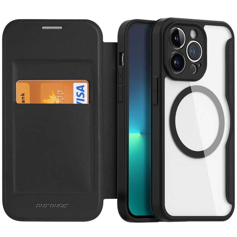 Чохол-книжка Dux Ducis Skin X Pro with Magnetic Fit для Apple iPhone 15 Pro Max (6.7") Black