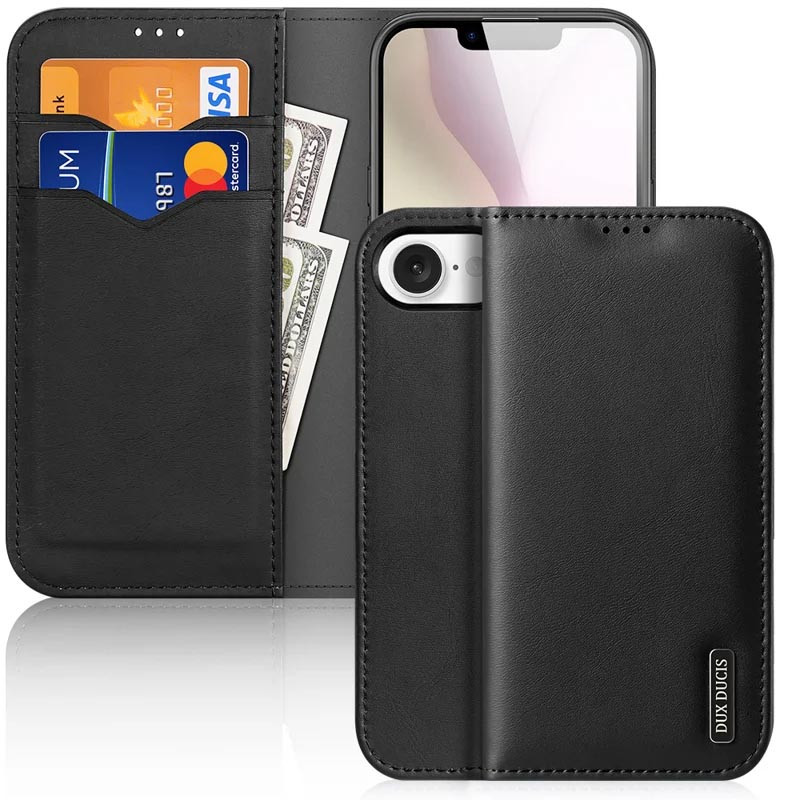 Чохол-книжка Dux Ducis Hivo для Apple iPhone 16e / 17e (6.1") Black
