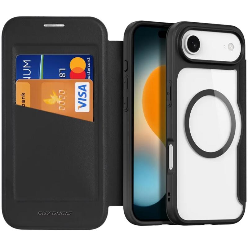 Чохол-книжка Dux Ducis Skin X Pro with Magnetic Fit для Apple iPhone 17 Air (6.5") Black
