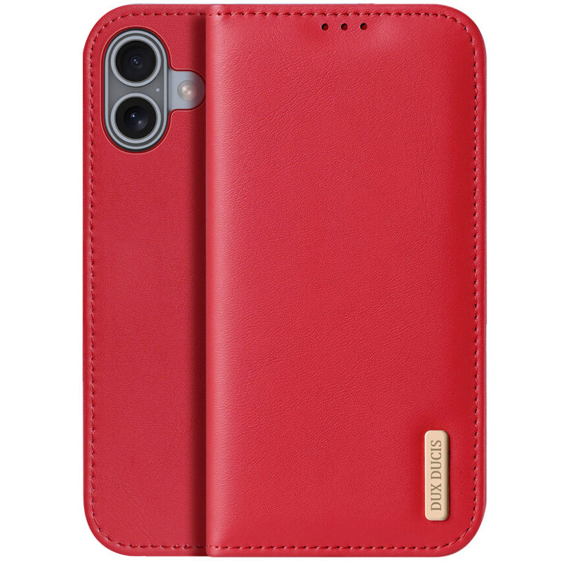 Чохол-книжка Dux Ducis Hivo для Apple iPhone 16 (6.1") Red