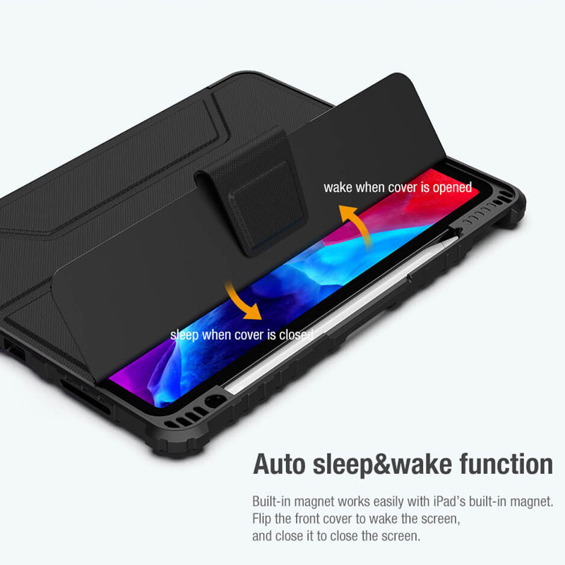 Чохол-книжка Nillkin Bumper Pro для Apple iPad Pro 12.9" (2020-2022) / Air 13" (2024-26) Black