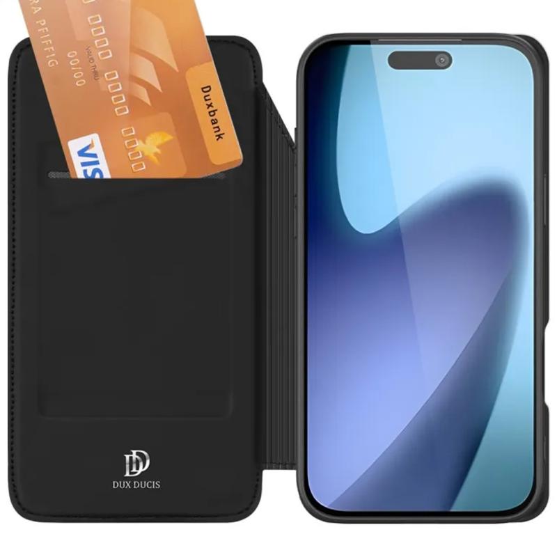 Чохол-книжка Dux Ducis з кишенею для візиток для Apple iPhone 17 Air (6.5")