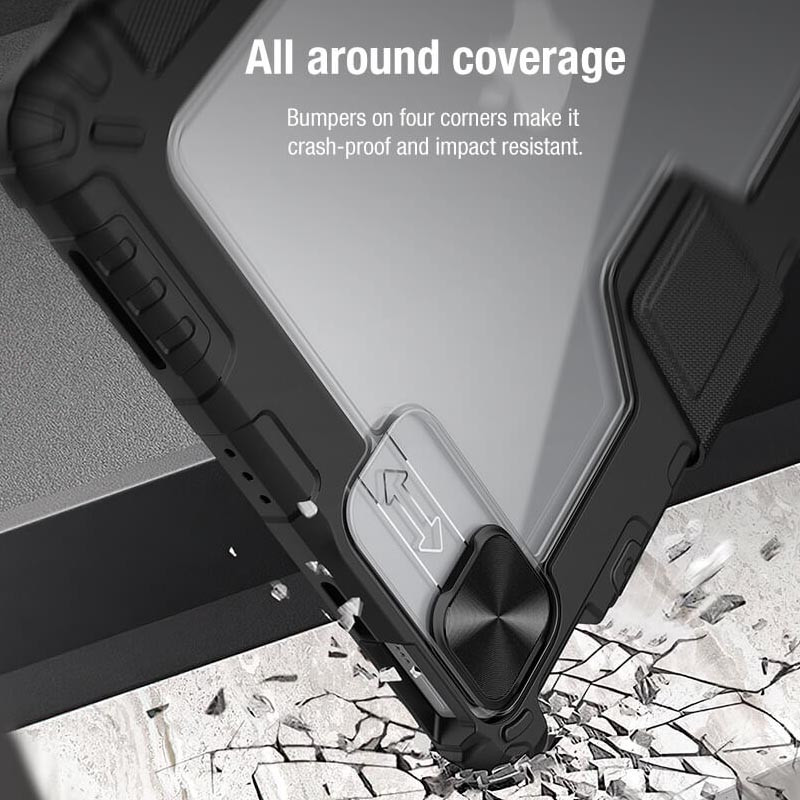 Чохол-книжка Nillkin Bumper Pro для Apple iPad Pro 12.9" (2020-2022) / Air 13" (2024-26) Black