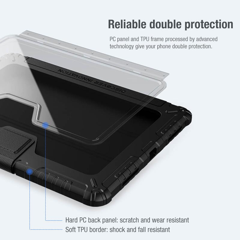 Чохол-книжка Nillkin Bumper Pro для Apple iPad Pro 12.9" (2020-2022) / Air 13" (2024-26) Black