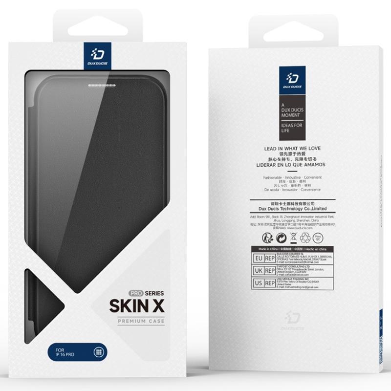 Чохол-книжка Dux Ducis Skin X Pro with Magnetic Fit для Apple iPhone 17 Air (6.5") Black