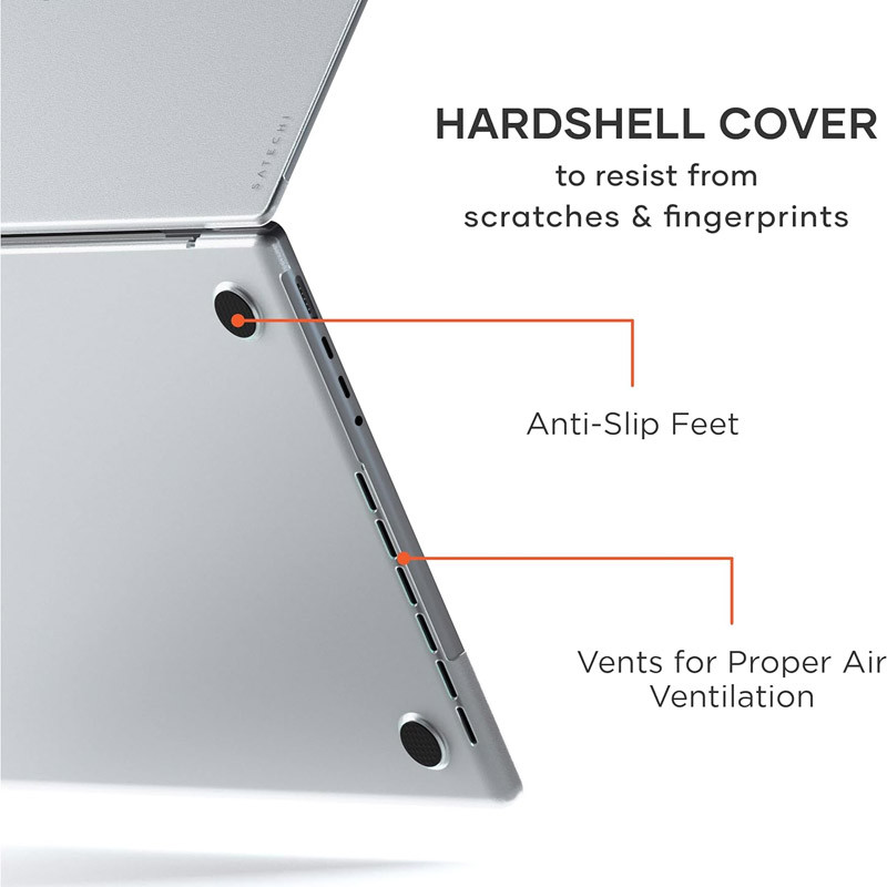 Чохол-накладка Clear Shell для Apple MacBook Pro 16.2" (2021-2026) Прозорий