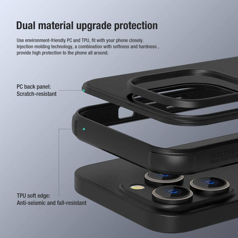 Чохол Nillkin Matte Pro для Apple iPhone 14 Pro Max (6.7") Чорний / Black