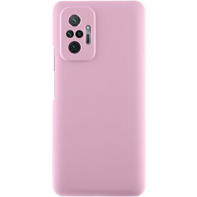 Чохол Silicone Cover Lakshmi Full Camera (AAA) для Xiaomi Redmi Note 10 Pro / 10 Pro Max Рожевий / Rose Pink