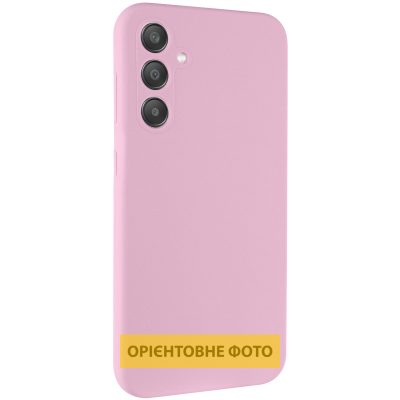 Чохол Silicone Cover Lakshmi Full Camera (AAA) для Samsung Galaxy A12 Рожевий / Rose Pink