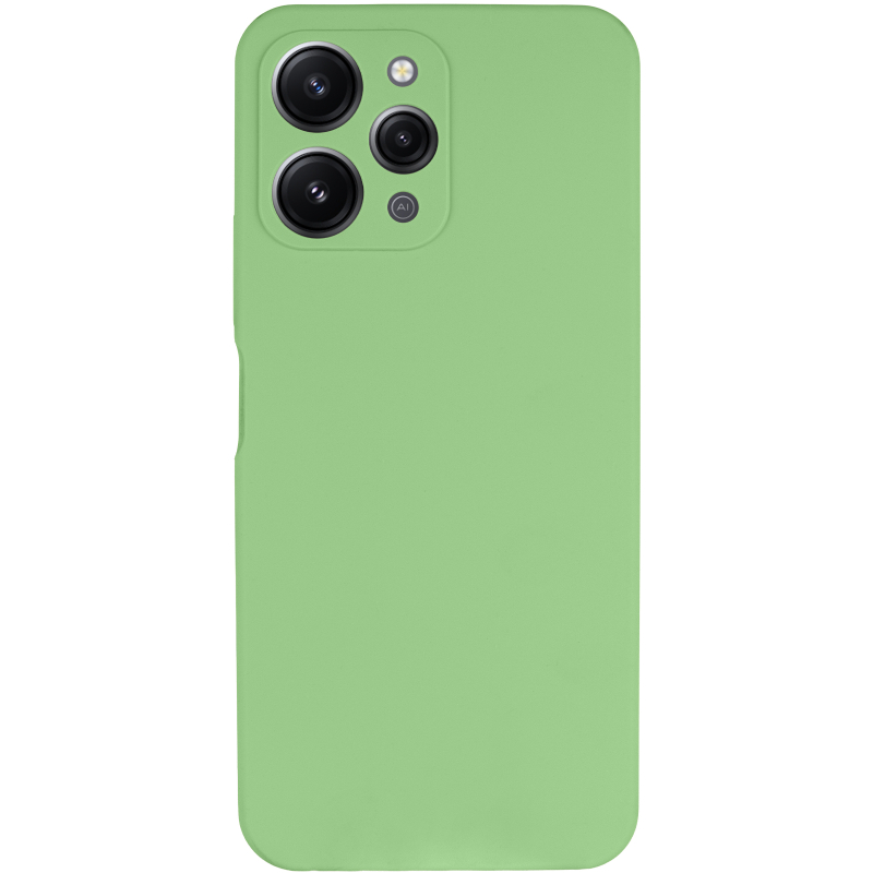 Чохол Silicone Cover Lakshmi Full Camera (AAA) для Xiaomi Redmi 12 М'ятний / Mint