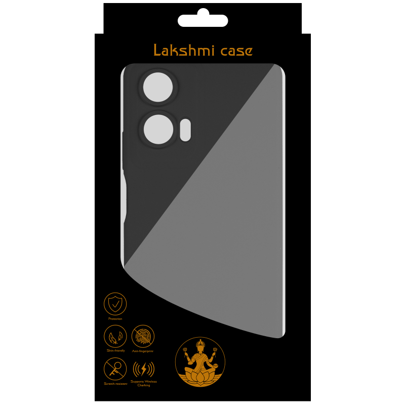 Чохол Silicone Cover Lakshmi Full Camera (AAA) для Motorola Moto G35