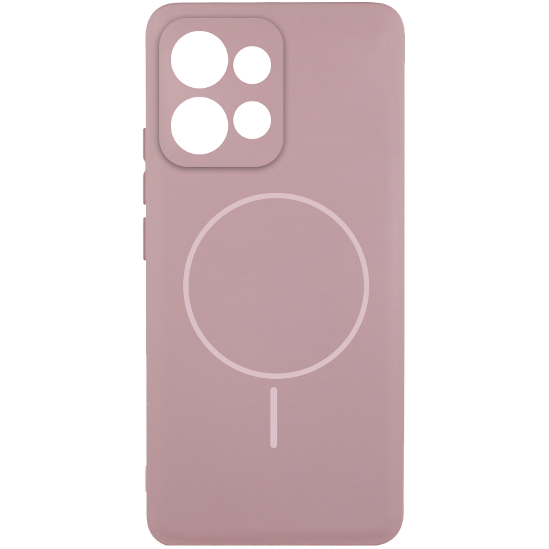 Чохол Silicone Cover Lakshmi Full Camera (AA) with Magnetic Fit для Motorola Edge 50 Neo Рожевий / Pink Sand