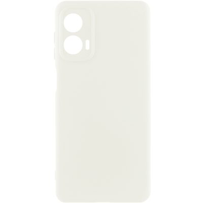 Чохол Silicone Cover Ummi Lakshmi Full Camera (AA) для Motorola Moto G24 Білий / White