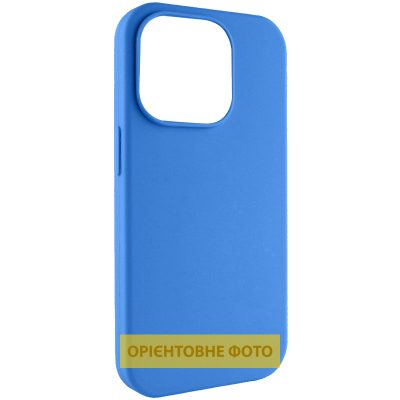 Чохол Silk (AA) NO LOGO with Magnetic Fit для Apple iPhone 17 Pro / 18 Pro (6.3") Блакитний / Sky Blue