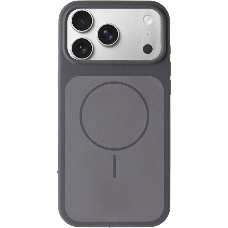 Чохол Silk Duo Color (AA) NO LOGO with Magnetic Fit для Apple iPhone 17 Pro (6.3") Black
