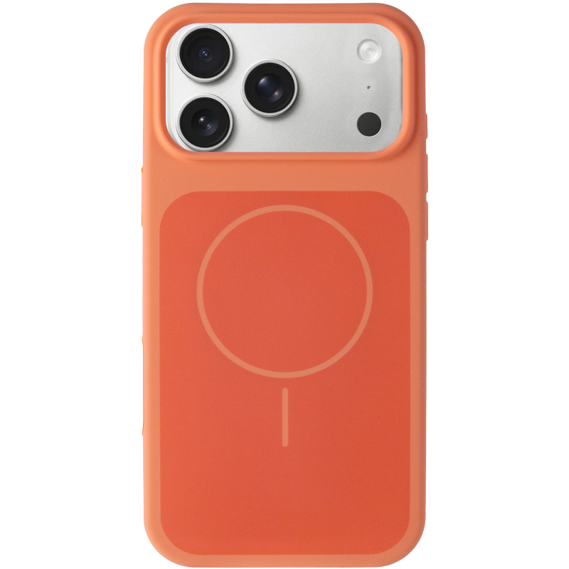 Чохол Silk Duo Color (AA) NO LOGO with Magnetic Fit для Apple iPhone 17 Pro Max (6.9") Orange