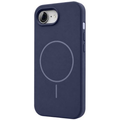 Чохол Silk Full Protective (AA) NO LOGO with Magnetic Fit для Apple iPhone 16e / 17e (6.1") Темно-синій / Midnight blue