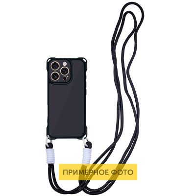 Чохол TPU CrossBody with straps для Apple iPhone 16e / 17e (6.1") Black