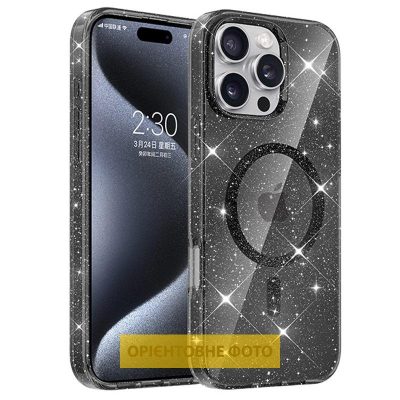 Чохол TPU Eclipse Sparkle Magnetic Fit для Apple iPhone 16e / 17e (6.1")