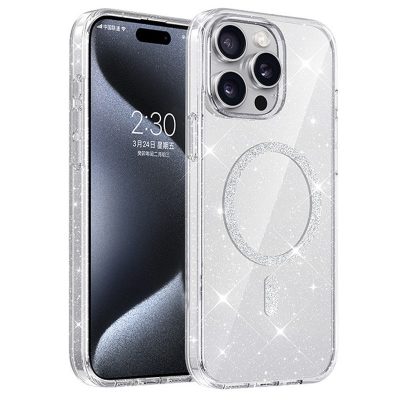 Чохол TPU Eclipse Sparkle Magnetic Fit для Apple iPhone 12 Pro / 12 (6.1") Clear