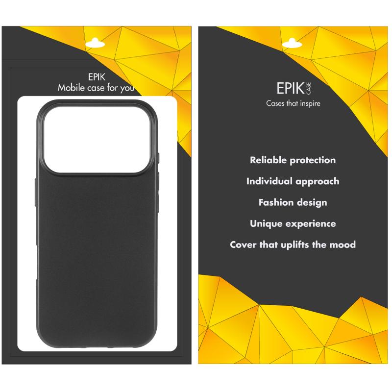 Чохол TPU Epik Black для Apple iPhone 17 Pro / 18 Pro (6.3") Чорний