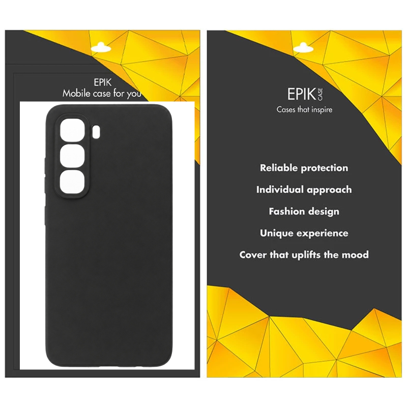 Чохол TPU Epik Black Full Camera для Infinix Hot 70 Чорний