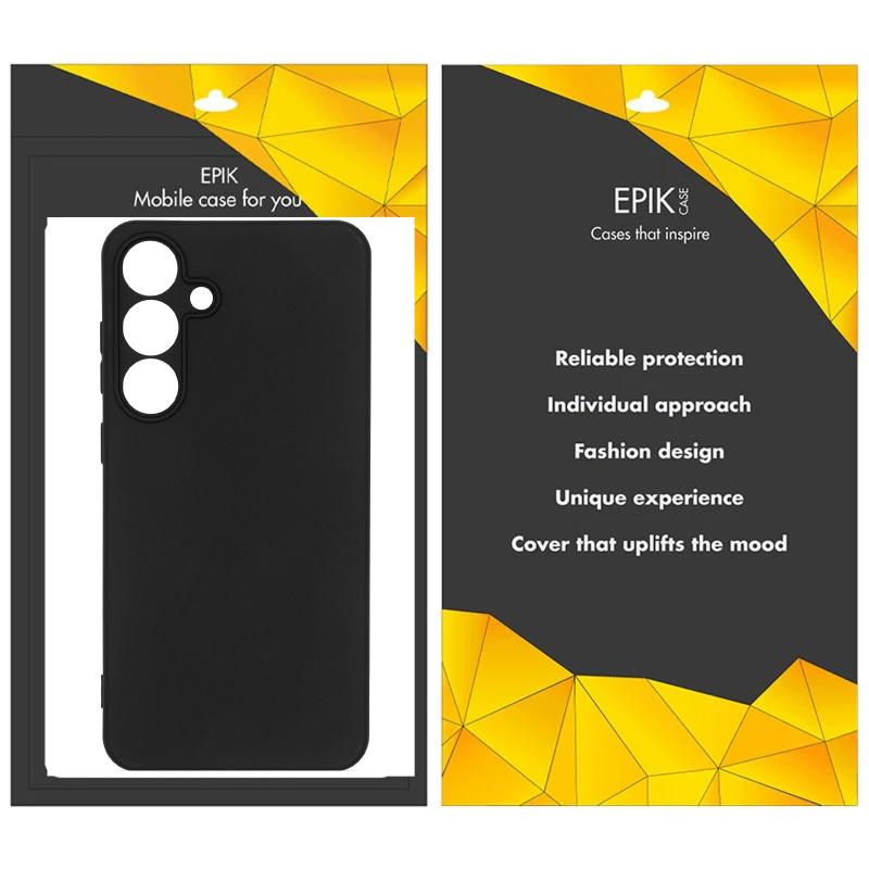 Чохол TPU Epik Black Full Camera для Samsung Galaxy S25 + / S24 + Чорний