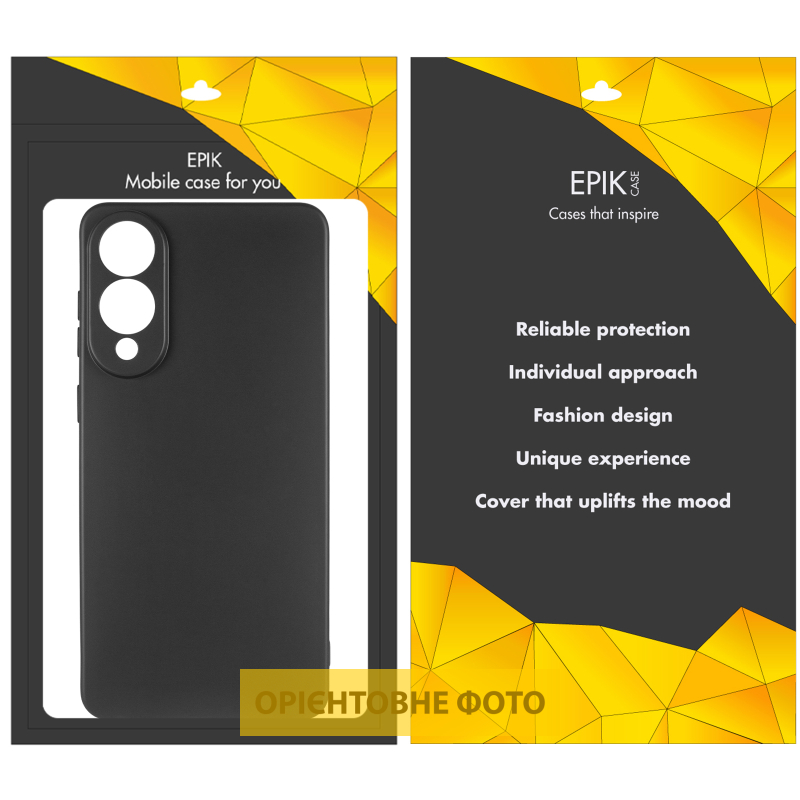 Чохол TPU Epik Black Full Camera для Samsung Galaxy S25 Edge Чорний