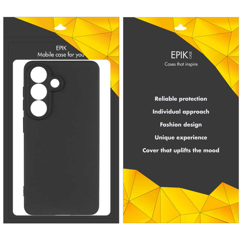 Чохол TPU Epik Black Full Camera для Samsung Galaxy S26 + Чорний