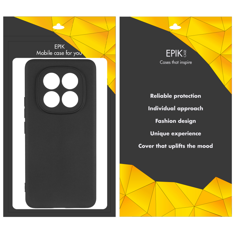 Чохол TPU Epik Black Full Camera для Xiaomi Redmi Note 15 Pro 4G Чорний