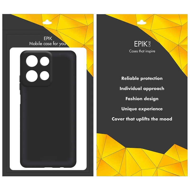 Чохол TPU Epik Black Full Camera для Motorola Moto G75 5G Чорний