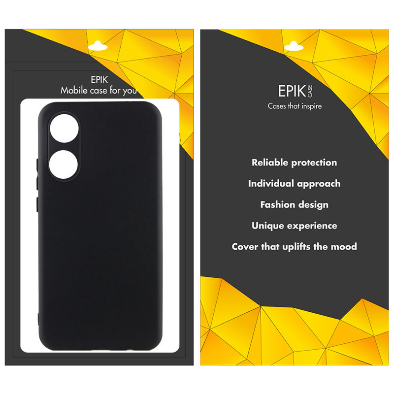 Чохол TPU Epik Black Full Camera для Oppo A58 4G Чорний