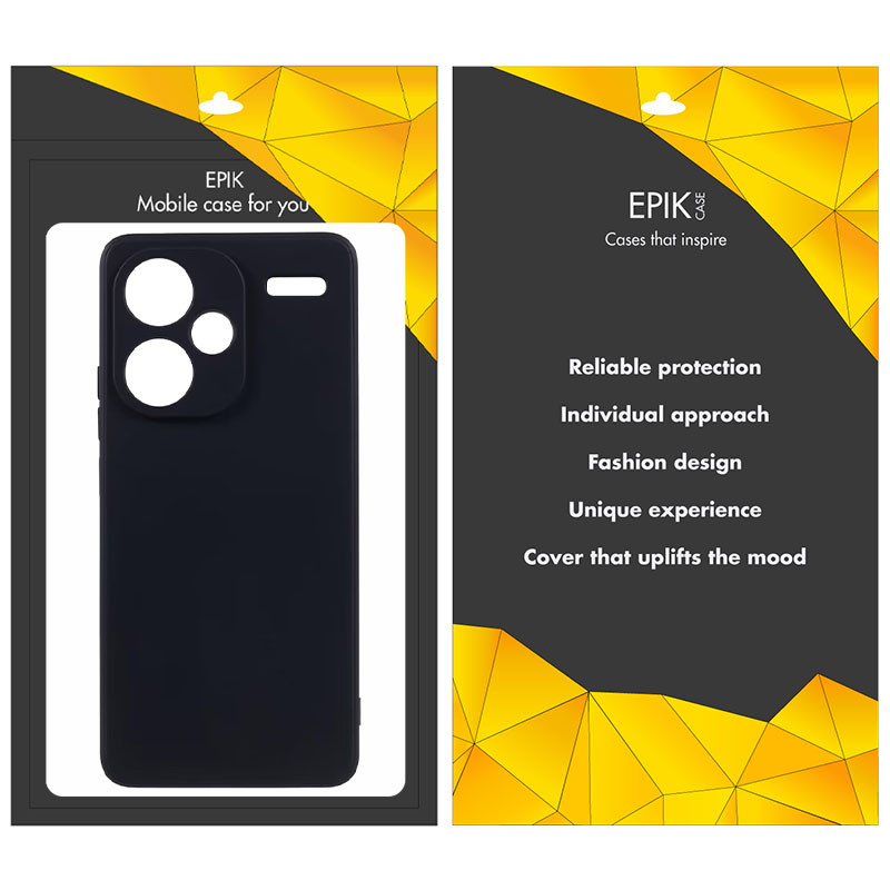 Чохол TPU Epik Black Full Camera для Xiaomi Redmi Note 13 Pro + Чорний