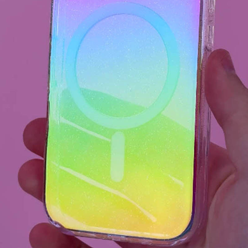 Чохол TPU Galaxy Sparkle Magnetic Fit для Apple iPhone 16 (6.1")