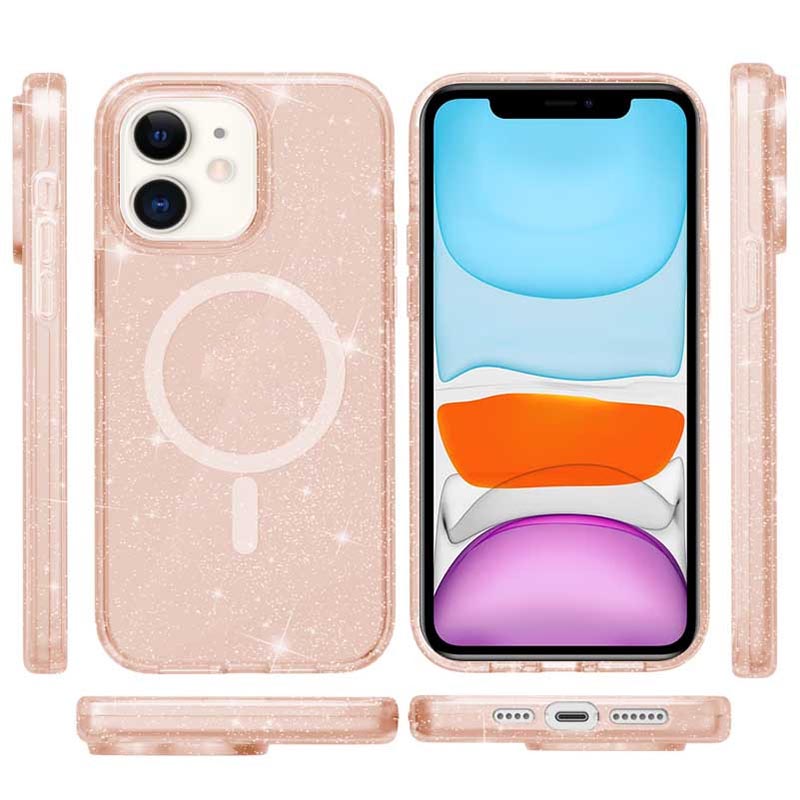 Чохол TPU Galaxy Sparkle Magnetic Fit для Apple iPhone 11 (6.1")