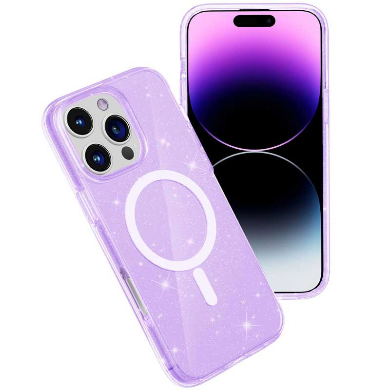 Чохол TPU Galaxy Sparkle Magnetic Fit для Apple iPhone 16 Pro (6.3")