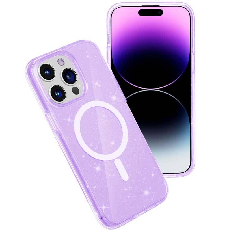 Чохол TPU Galaxy Sparkle Magnetic Fit для Apple iPhone 14 Pro (6.1")