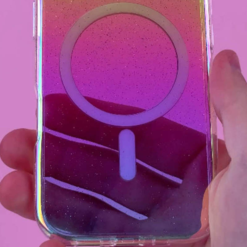 Чохол TPU Galaxy Sparkle Magnetic Fit для Apple iPhone 16 (6.1")