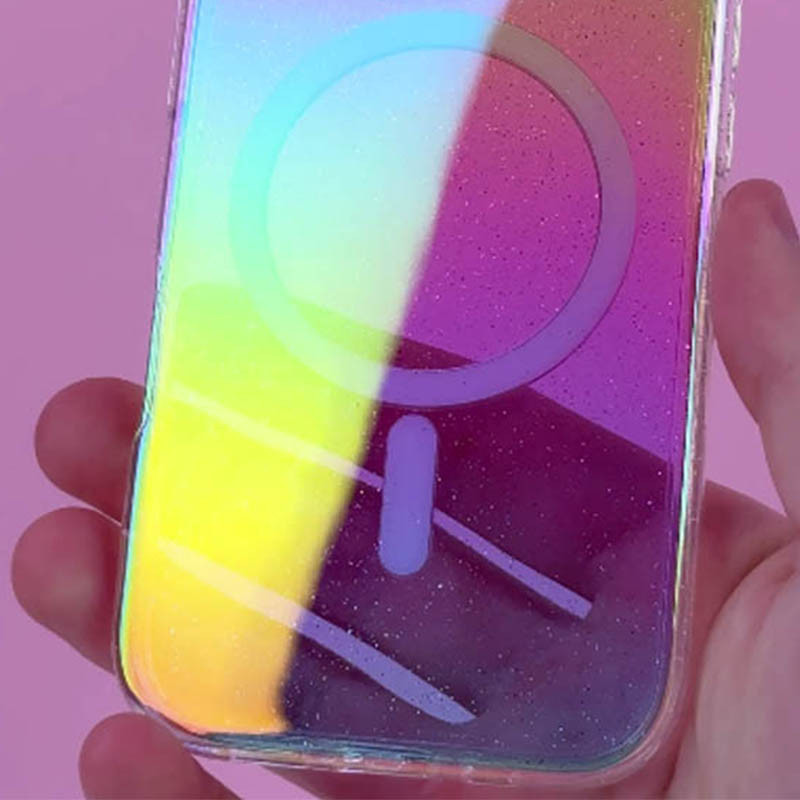 Чохол TPU Galaxy Sparkle Magnetic Fit для Apple iPhone 16 (6.1")