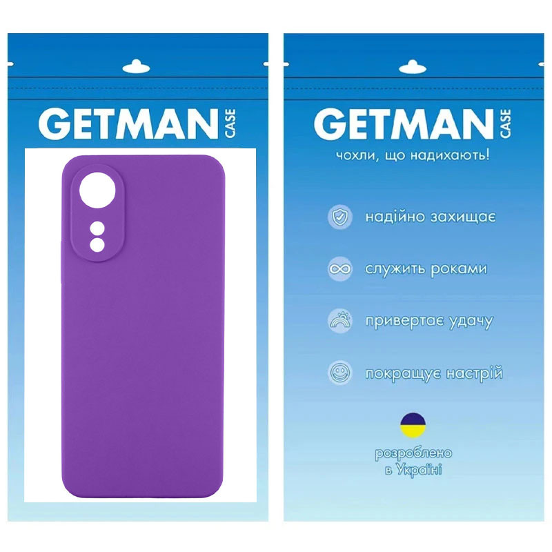 Чохол TPU GETMAN Liquid Silk Full Camera для Oppo A78 4G