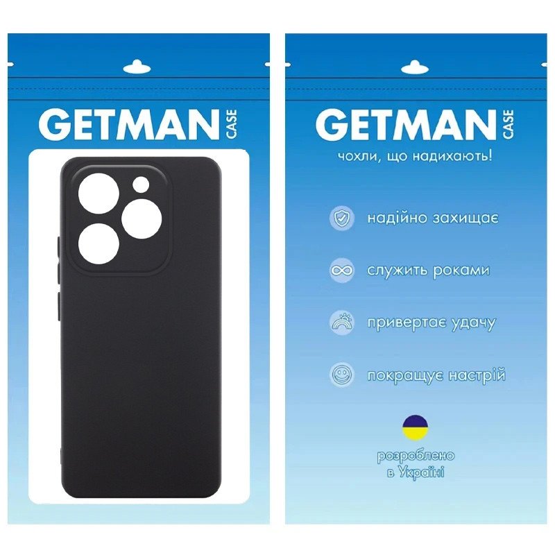 Чохол TPU GETMAN Liquid Silk Full Camera для Infinix Hot 40i