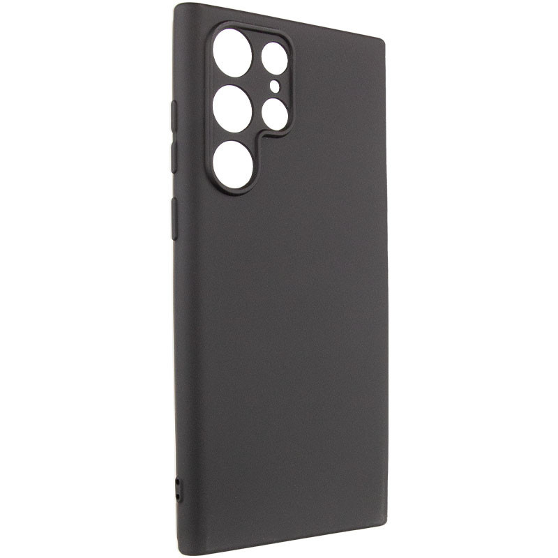 Чохол TPU GETMAN Liquid Silk Full Camera для Samsung Galaxy S23 Ultra Чорний / Black